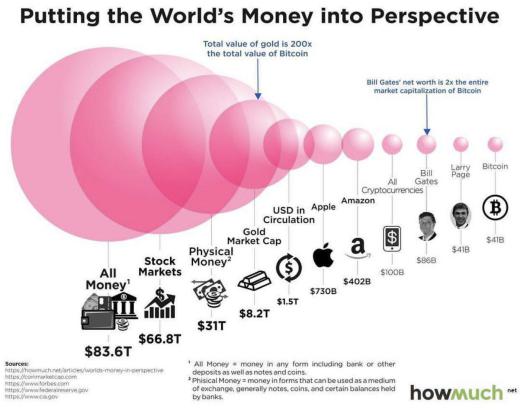 کل پول جهان در یک چشم انداز. به مجمع فعالان اقتصادی بپیوندید